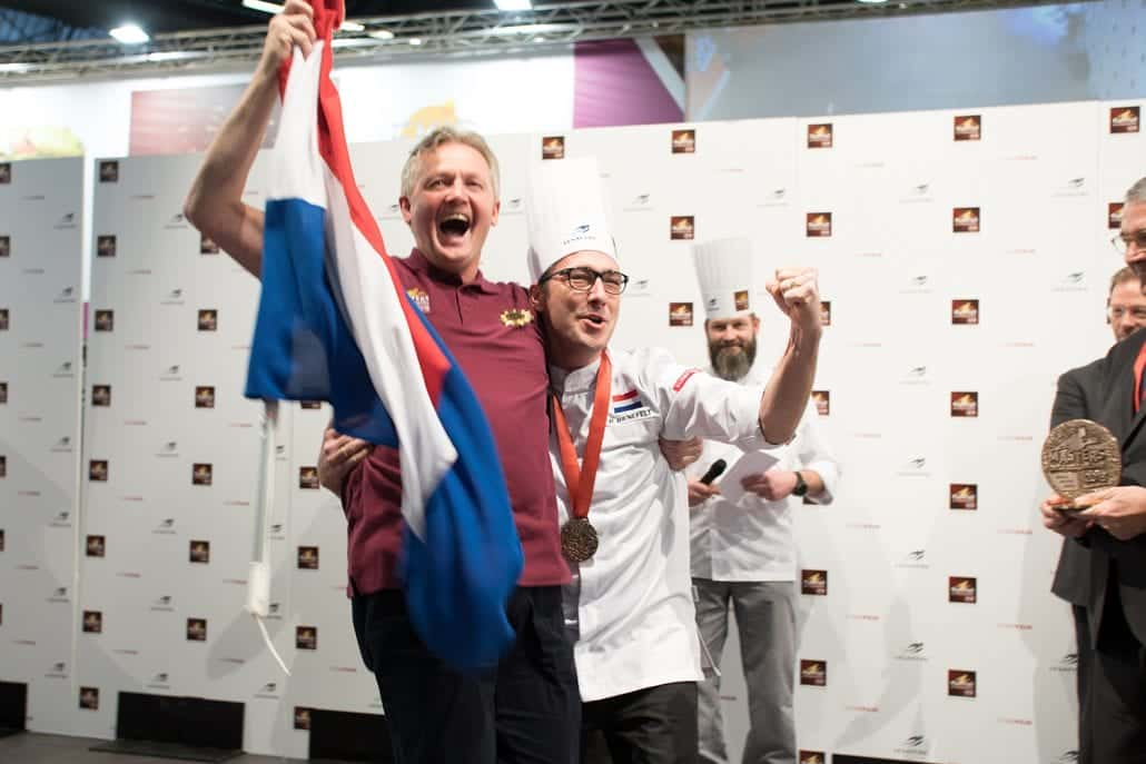 Peter Bienefelt, who owns the Atelier du Pain bakery in the Rotterdam suburb, says he trained like a top athlete to win the competition, including taking on a mental coach. The competition included baking bread with the ‘wow’ factor, for which Bienefelt used purified Oosterschelde seawater, algae, squid ink, currents and olives. ‘The bread had a very low percentage of salt,’ he told website Bakkerswereld.nl. ‘That is totally in.’ Bienefelt had to see off the best bakers from Canada, Australia, Japan, Taiwan and Turkey to win the prize but says time was his biggest enemy. ‘I did take time to eat and drink… imagine you had to go to the restroom,’ he said. ‘You got five penalty points for every extra five minutes. And you cannot afford that at this level.’ (source: https://www.mastersdelaboulangerie.com)