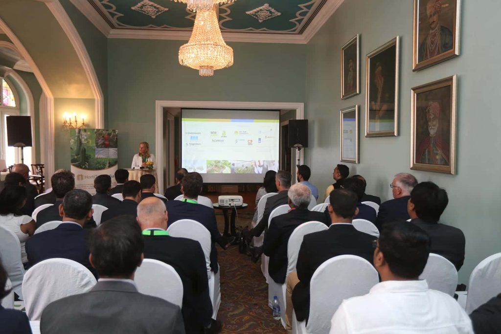 Davina Lamme Speaking On HortiTechIndia Seminar On Greenhouse Technology